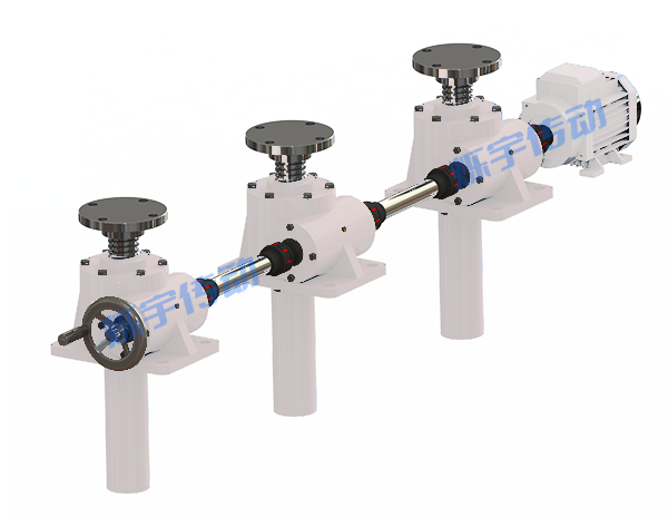 三臺(tái)聯(lián)動(dòng)絲桿升降臺(tái) 三臺(tái)聯(lián)動(dòng)絲桿升降臺(tái)